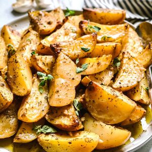 Large Greek Lemon Potatoes